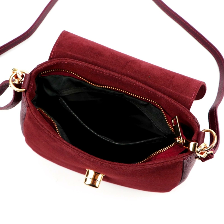 Velúr bőr  női táska