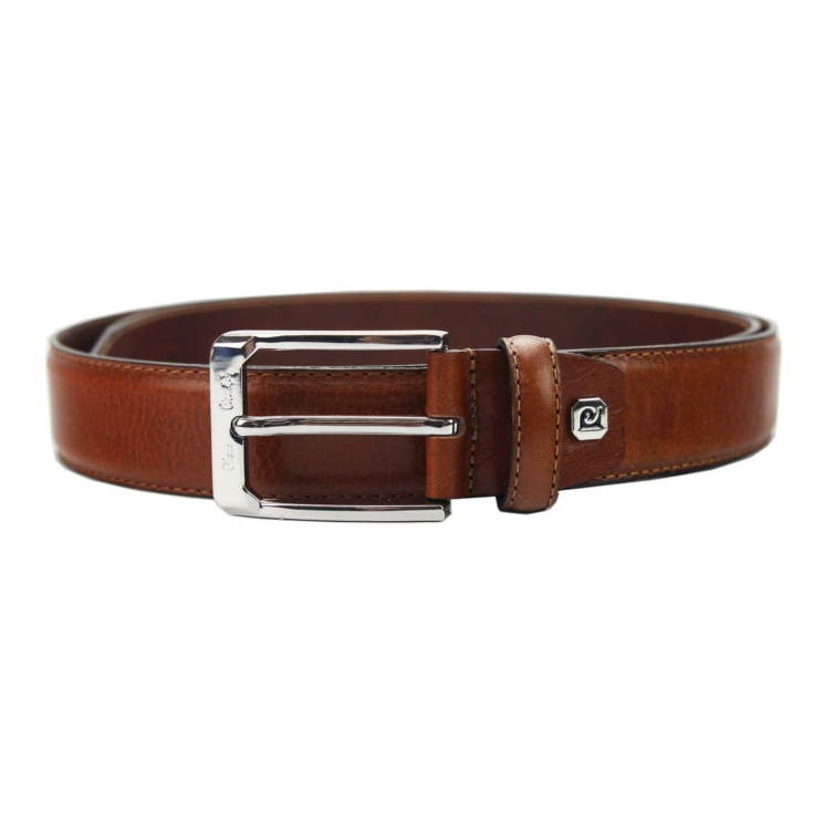 Pierre Cardin Valódi bőr Öv ciemny camel (cognac) cm
