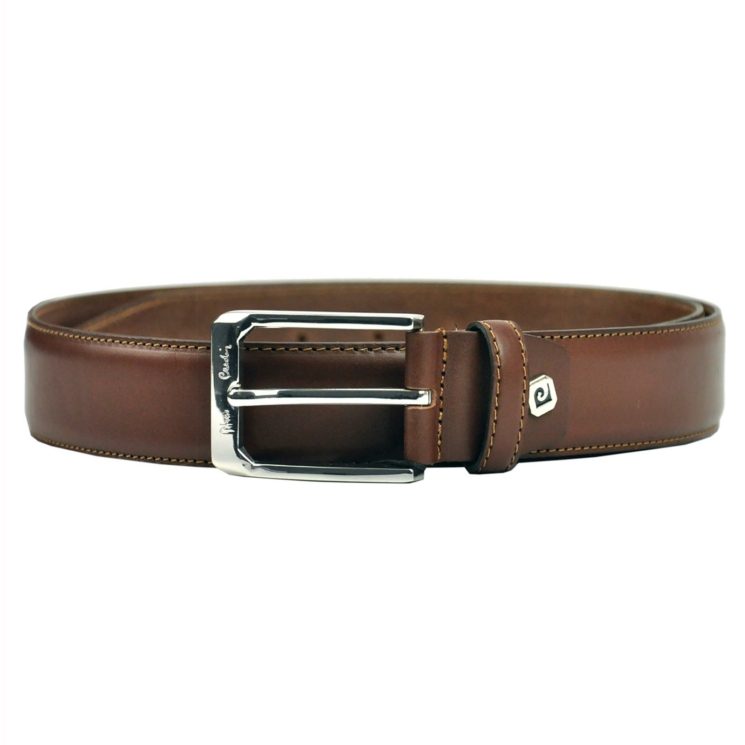 Pierre Cardin Valódi bőr Öv ciemny camel (cognac) cm