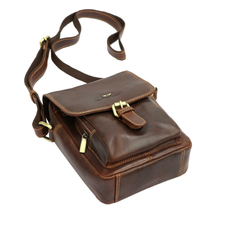 Peterson Valódi bőr Válltáska