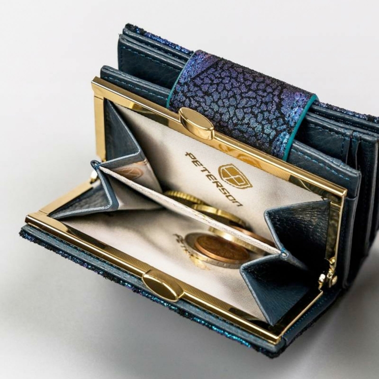 Peterson Valódi bőr Pénztárca