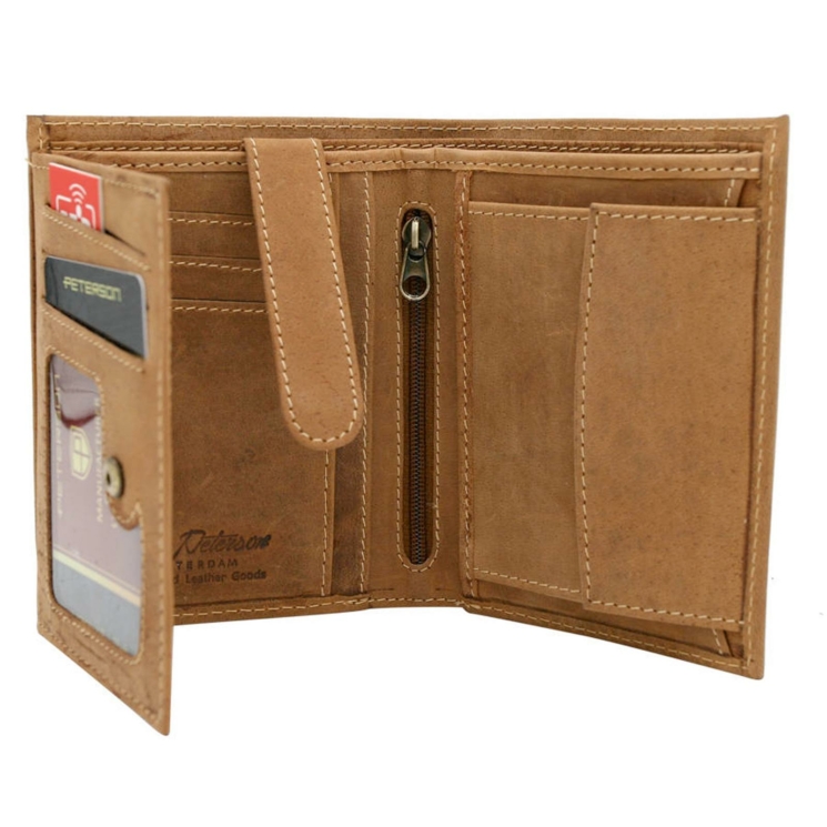 Peterson Valódi bőr Pénztárca