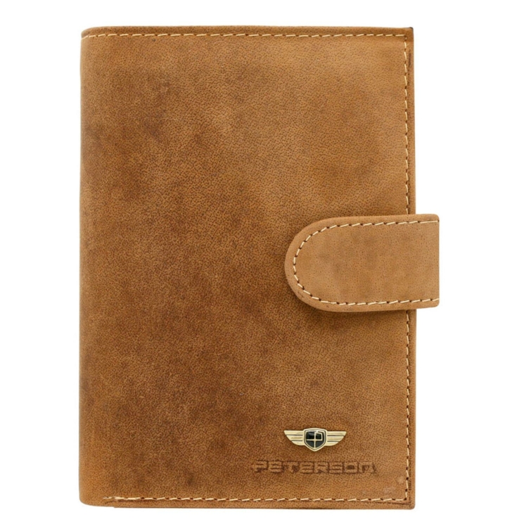 Peterson Valódi bőr Pénztárca