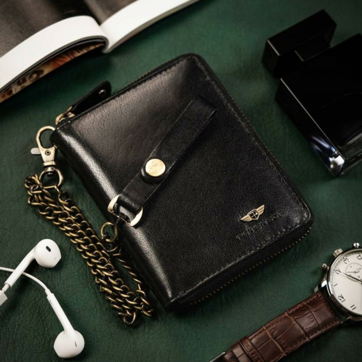 Peterson Valódi bőr Pénztárca