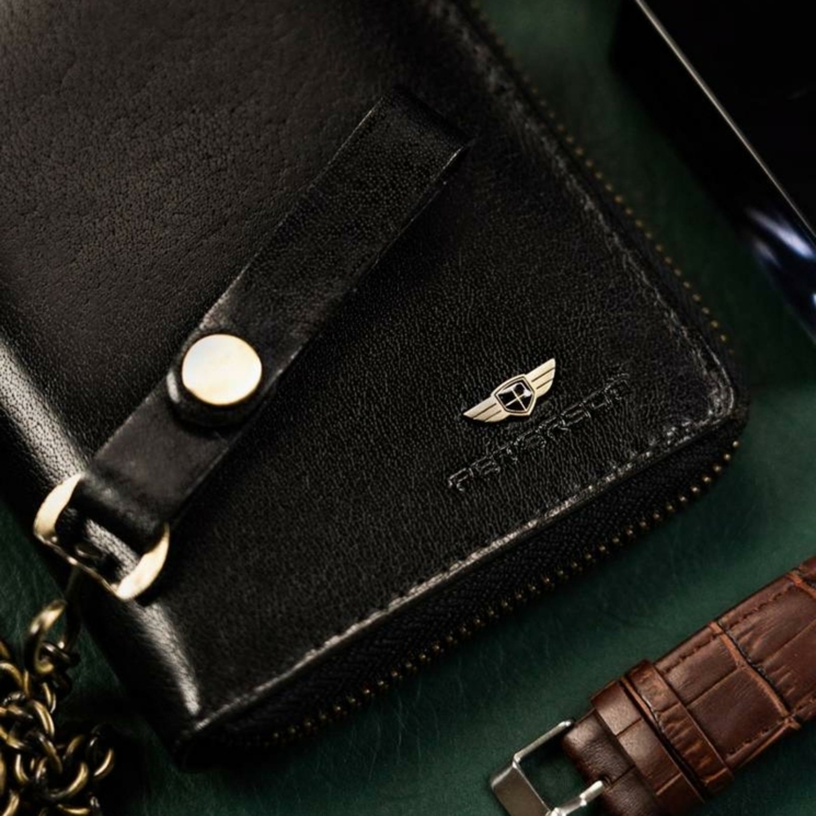 Peterson Valódi bőr Pénztárca