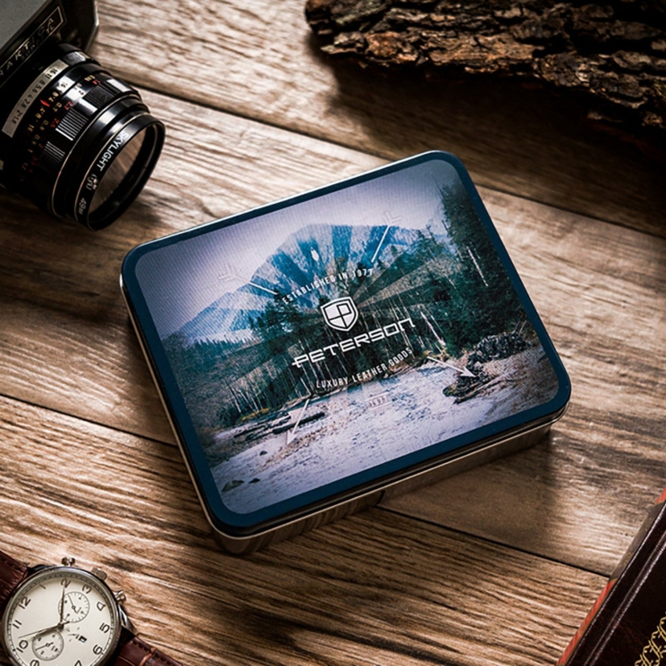 Peterson Valódi bőr Pénztárca