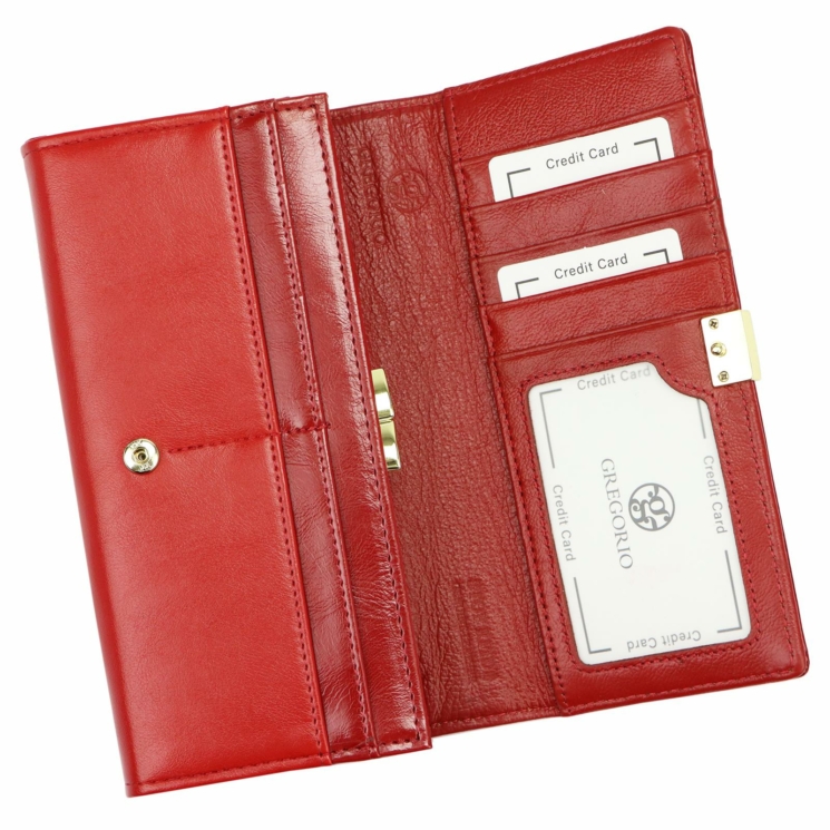 Piros női pénztárca