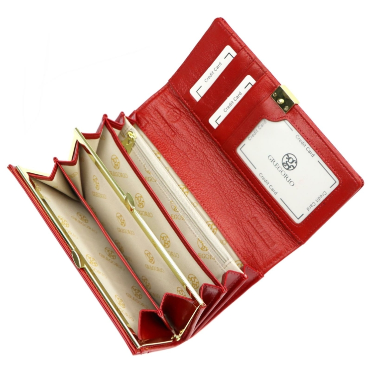 Piros női pénztárca