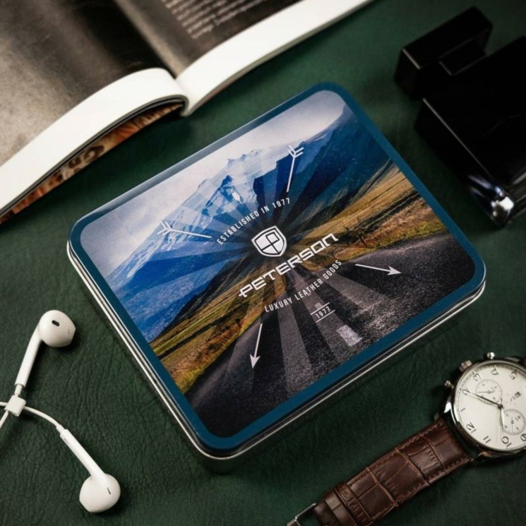 Peterson Valódi bőr Pénztárca