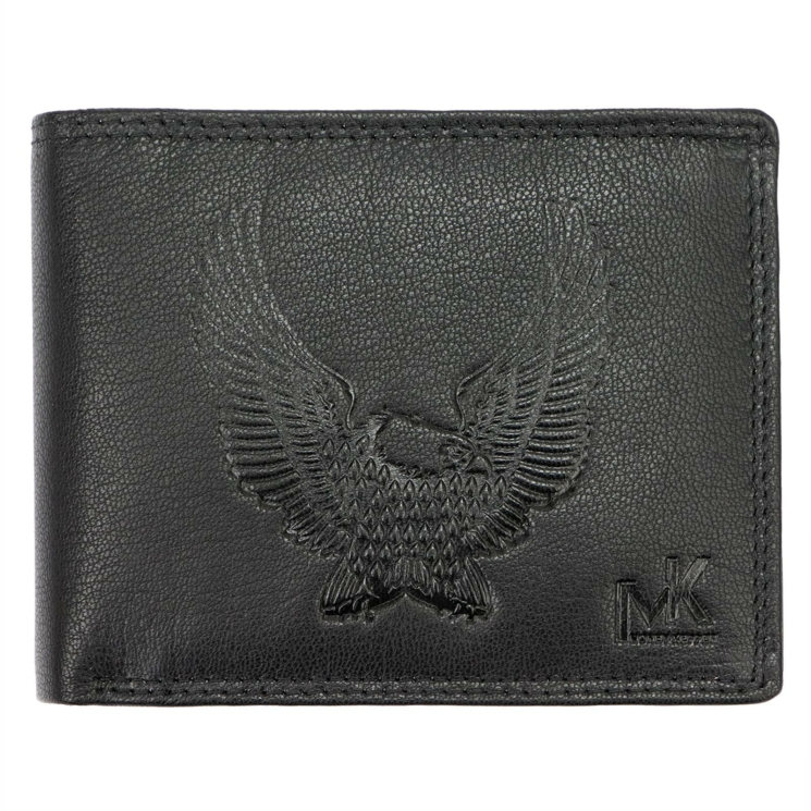 Money Kepper Valódi bőr motoros Pénztárca RFID rendszerrel