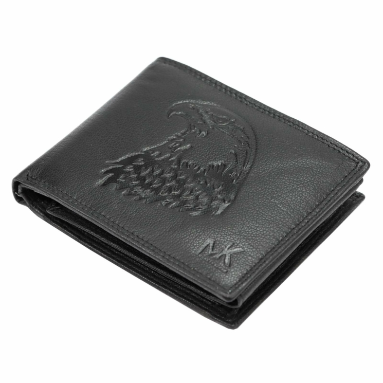 Money Kepper Valódi bőr motoros Pénztárca RFID rendszerrel