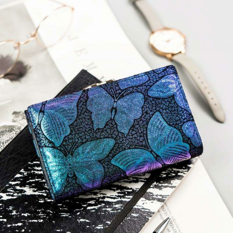 Peterson Valódi bőr Pénztárca