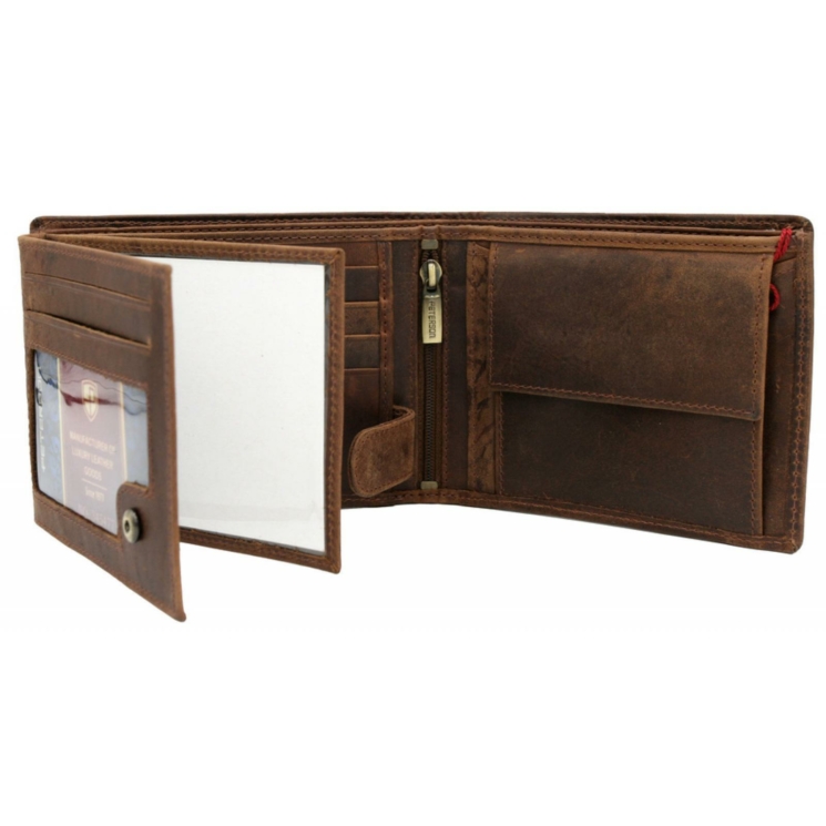 Peterson Valódi bőr Pénztárca