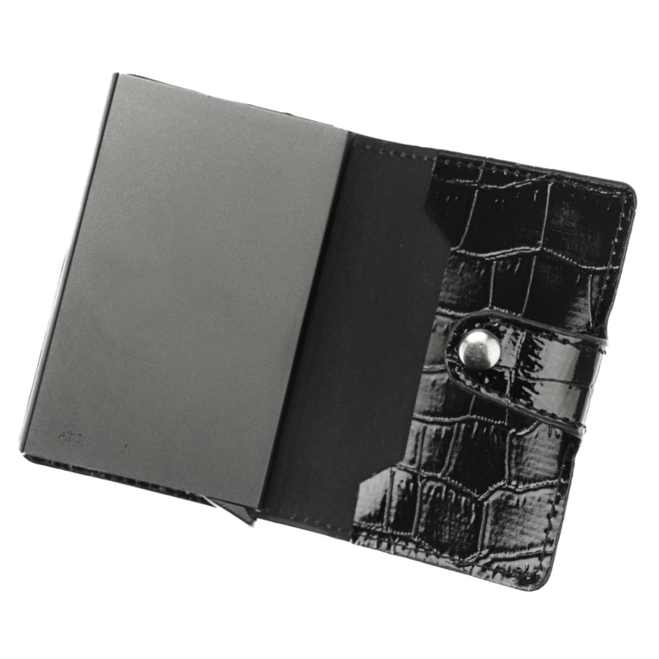 Krokodilmintás Valódi Bőr Kártyatartó