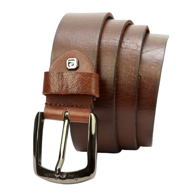 Pierre Cardin Valódi bőr Öv camel-1 cm