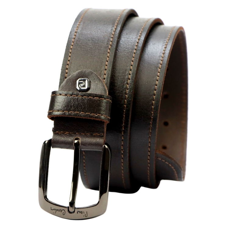 Pierre Cardin Valódi bőr Öv camel-1 cm