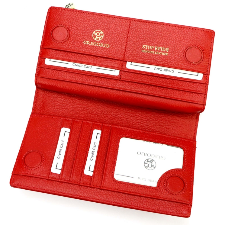 Gregorio Valódi lakkbőr Női Pénztárca