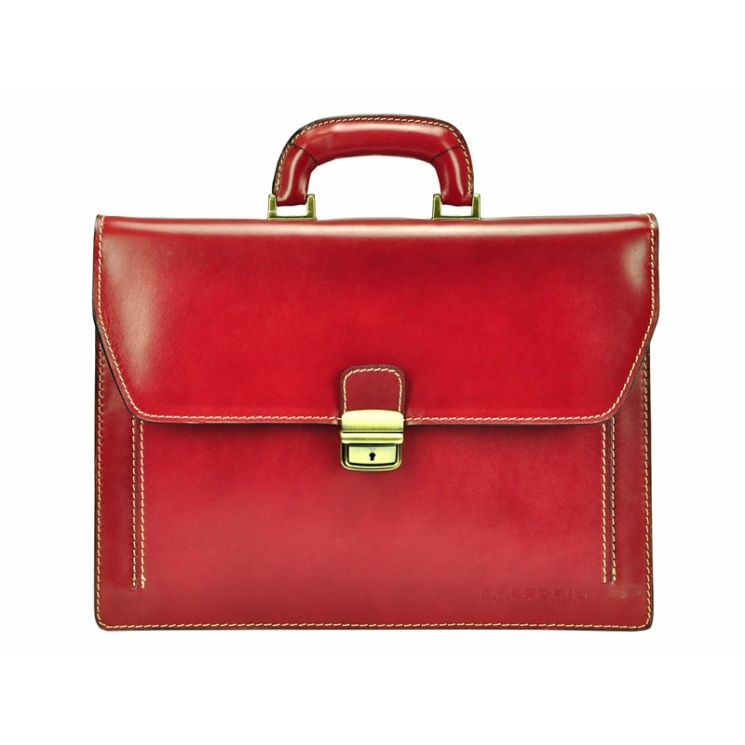 Gregorio Valódi bőr egyrészes Aktatáska fekete színben