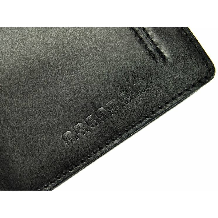 Gregorio Valódi bőr egyrészes Aktatáska fekete színben