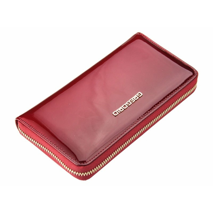 Piros Lakk Valódi bőr Pénztárca