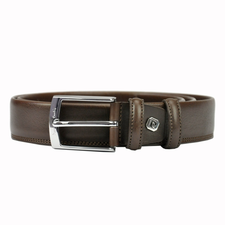 Pierre Cardin Valódi bőr Öv ciemny camel (cognac) cm