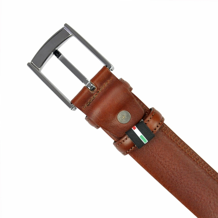 Pierre Cardin Valódi bőr Öv ciemny camel (cognac) cm
