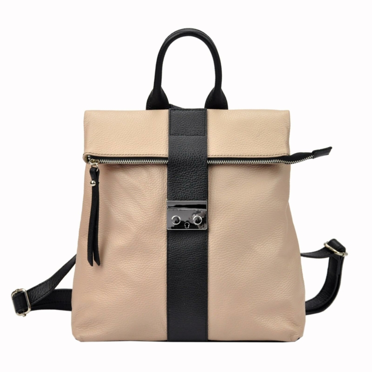 Patrizia Piu Valódi bőr Hátizsák