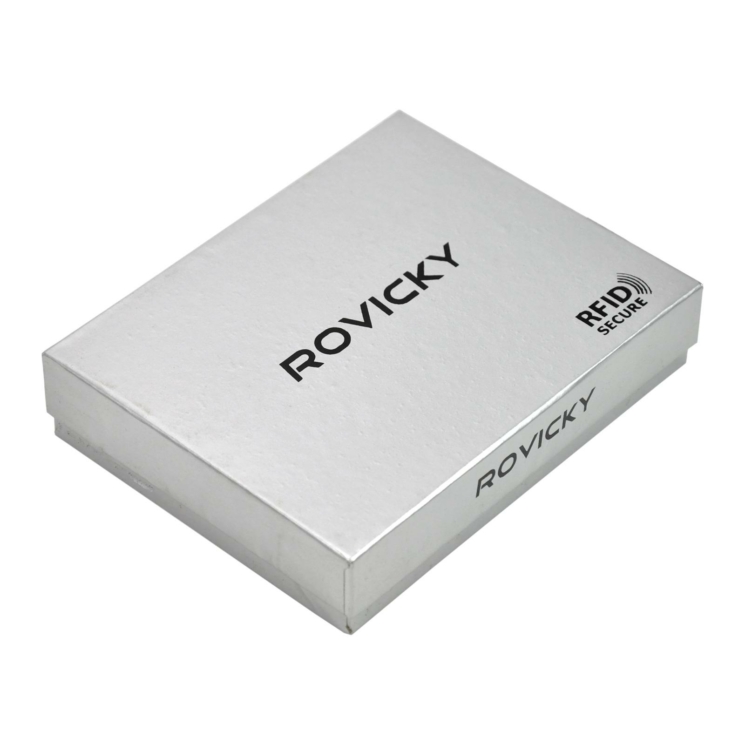 Rovicky Valódi bőr Férfi Pénztárca RFID védelemmel