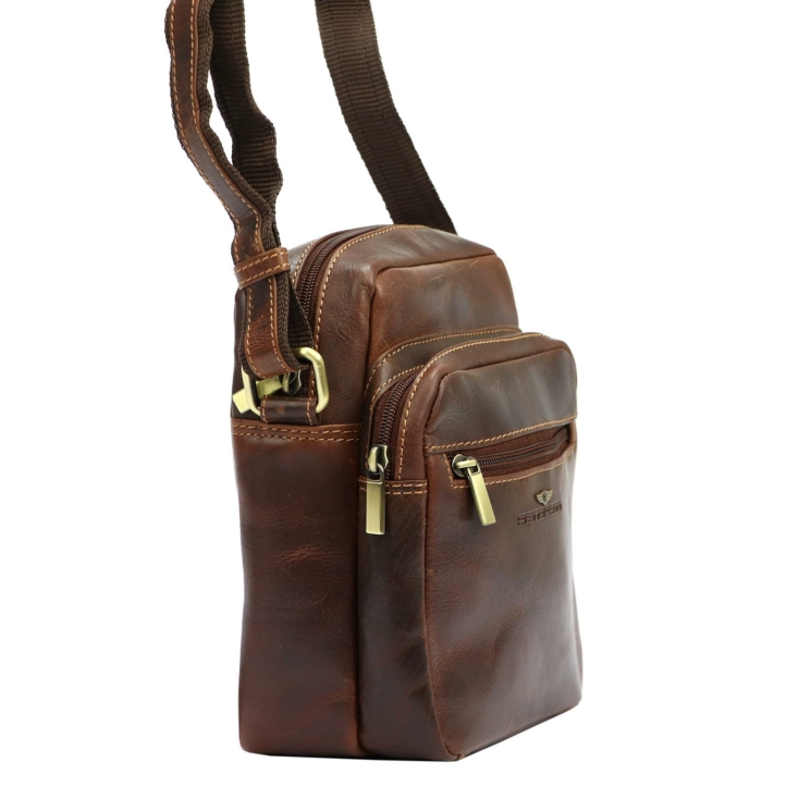 Peterson Valódi bőr Válltáska