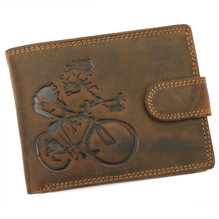 Wild Valódi bőr kerékpáros Pénztárca