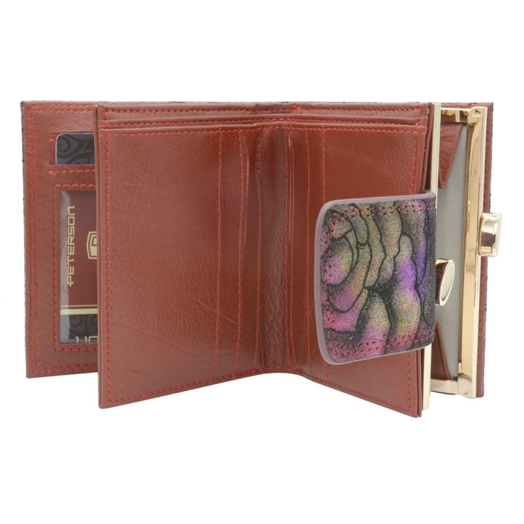 Peterson Valódi bőr Pénztárca