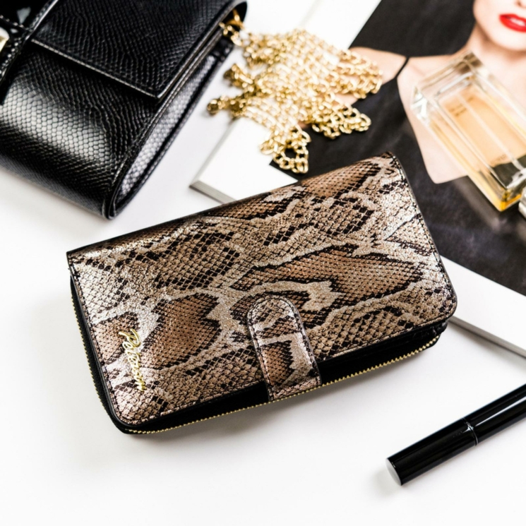 Peterson Valódi bőr Pénztárca