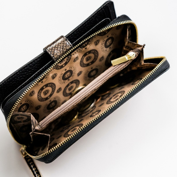 Peterson Valódi bőr Pénztárca