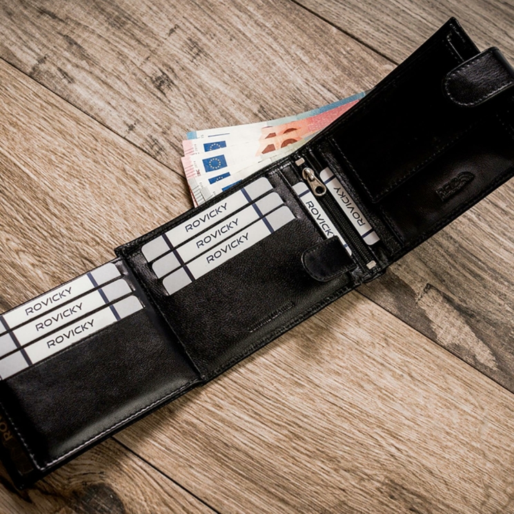 Rovicky Valódi bőr Pénztárca