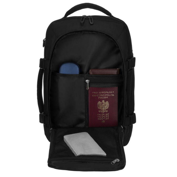 PTN GAWRON-6 utazási hátizsák Fekete