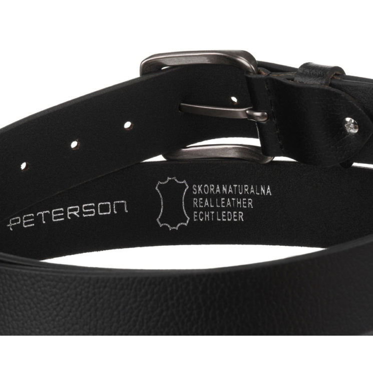 Férfi bőr öv PTN LTP-27 Fekete