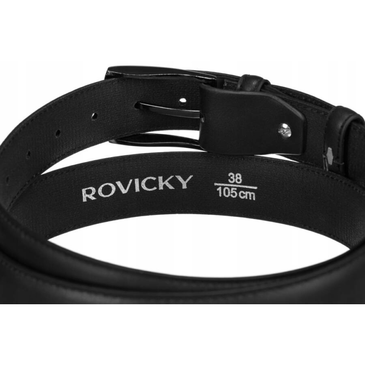 ROVICKY Férfi bőr öv, Méret: 125, Méret: 105