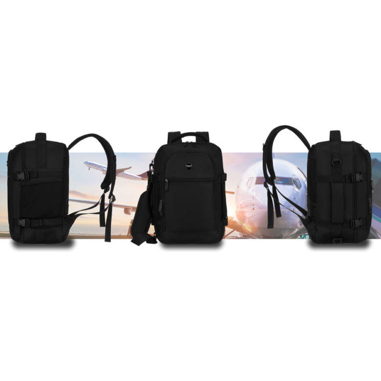 PTN GAWRON-6 utazási hátizsák Fekete