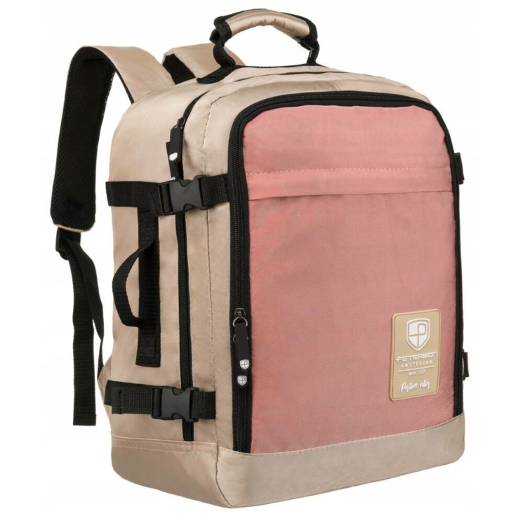 Peterson 3- Funkciós Tágas Utazó Hátizsák, WizzAir méretű 40x30x20cm, USB csatlakozóval