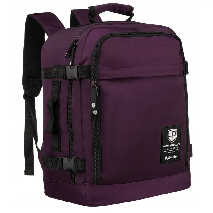 Peterson 3- Funkciós Tágas Utazó Hátizsák, WizzAir méretű 40x30x20cm, USB csatlakozóval