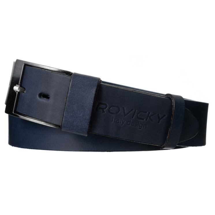 ROVICKY Férfi Valódi bőr öv 110 cm