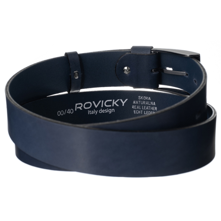 ROVICKY Férfi Valódi bőr öv 110 cm