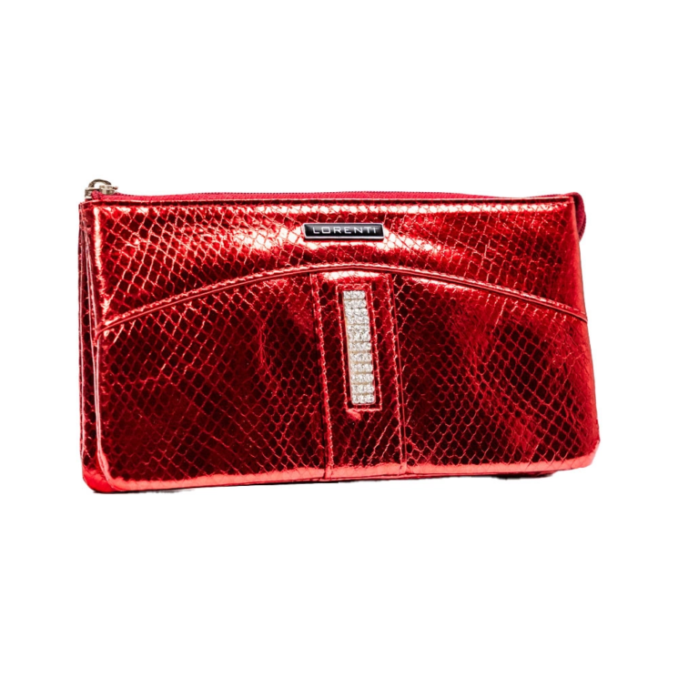 Női bőr pénztárca+bőr pénztárca 76121-MSD piros