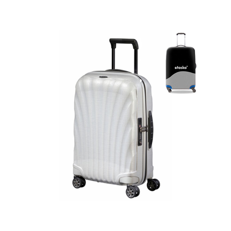 Samsonite C-Lite Spinner Kabinbőrönd 55 cm  ajándék bőrönhuzattal