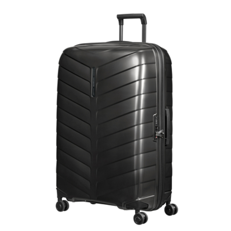 Samsonite Attrix Spinner Bőrönd 81 cm Black 10 év garancia