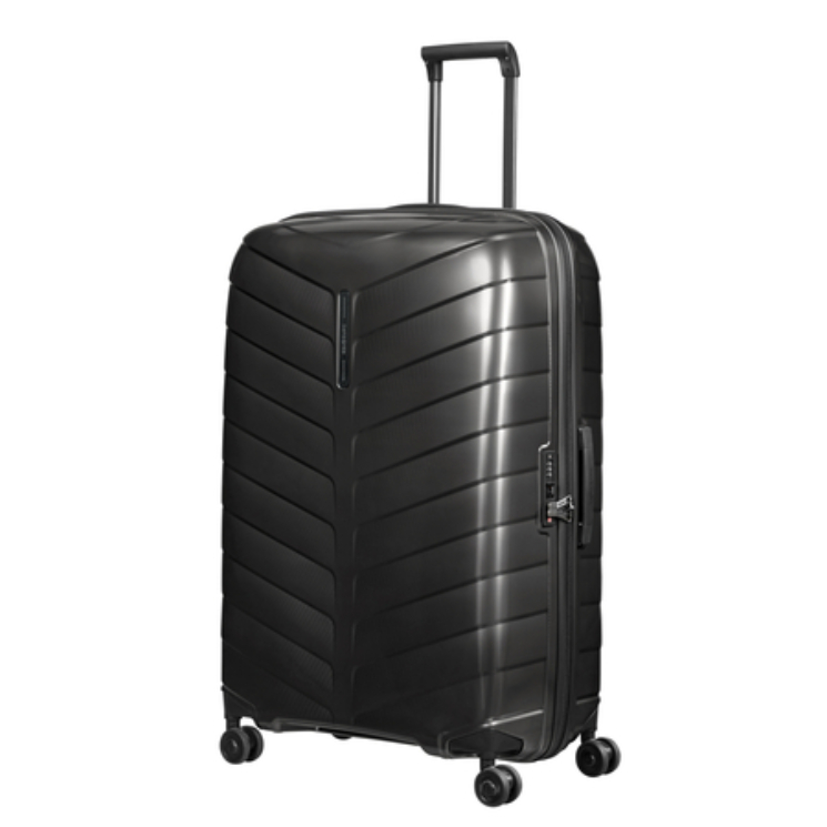 Samsonite Attrix Spinner Bőrönd 81 cm Black 10 év garancia