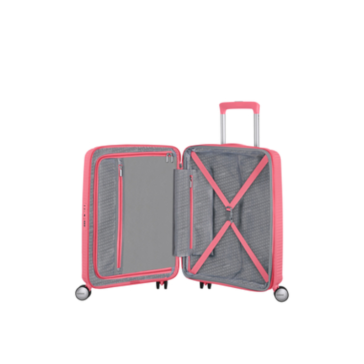 American Tourister Soundbox bővíthető Spinner bőrönd 55