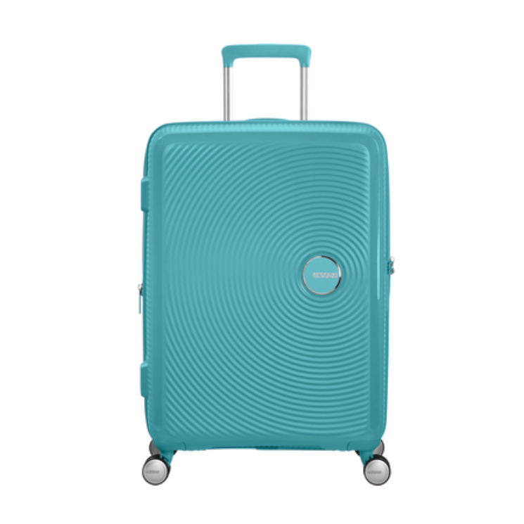 American Tourister Soundbox bővíthető Spinner bőrönd 55 TurquoiseTonic