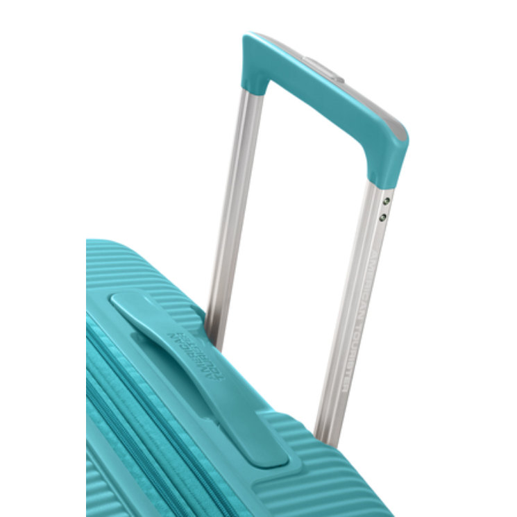 American Tourister Soundbox bővíthető, négykerekű nagy bőrönd 77