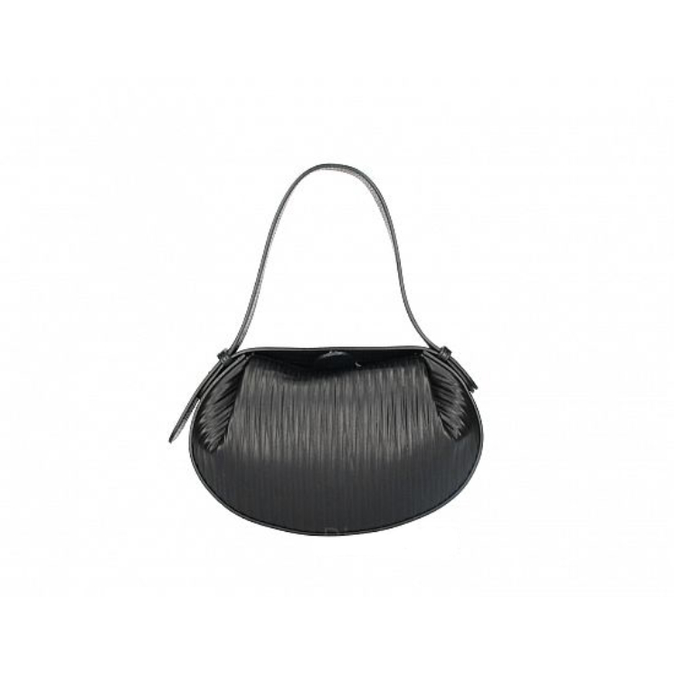 Valódi bőr női táska Fekete S7262